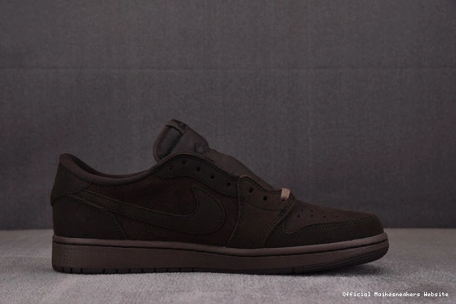 Official Maikesneakers Scott x Travis Velvet Brown Low Jordan 1 Air OG DM7866-202 0728